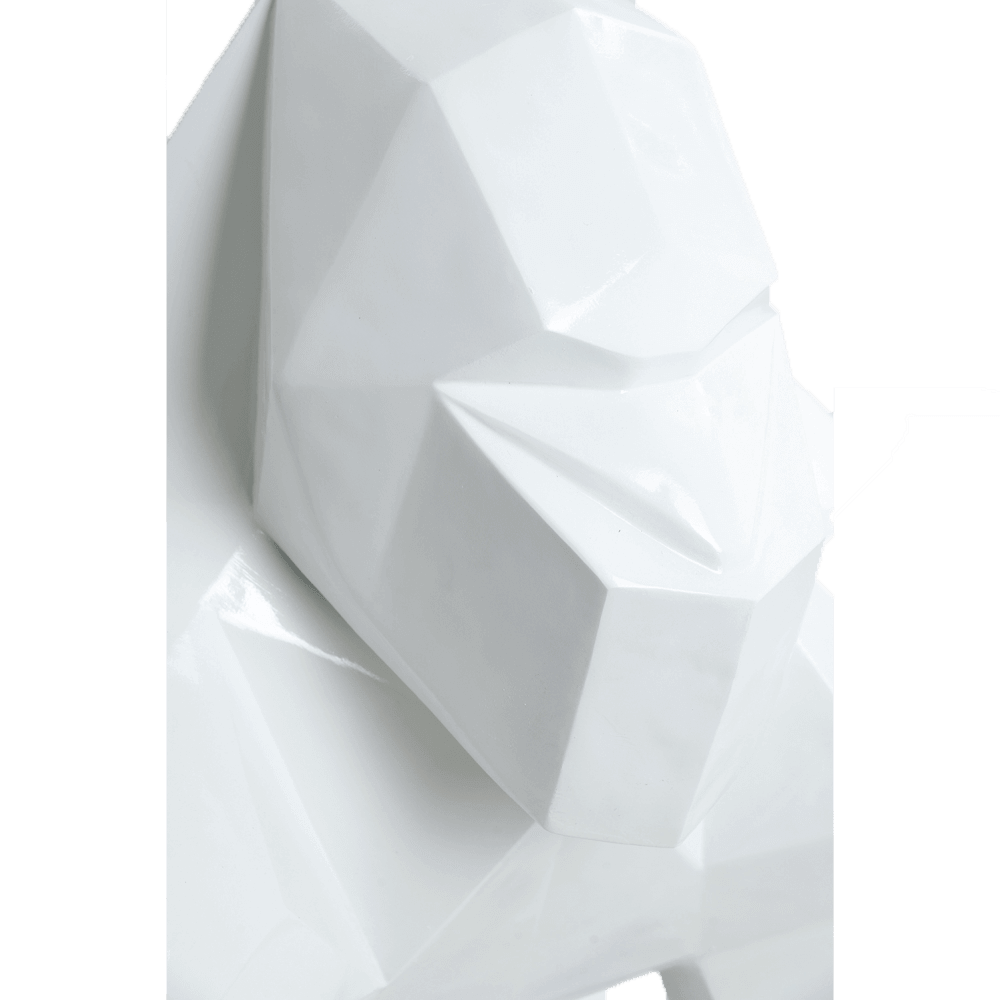 kamina 140cm statuegorilleorigamigeanttaillexlcoloriblanc 2 min | The Luxury Box