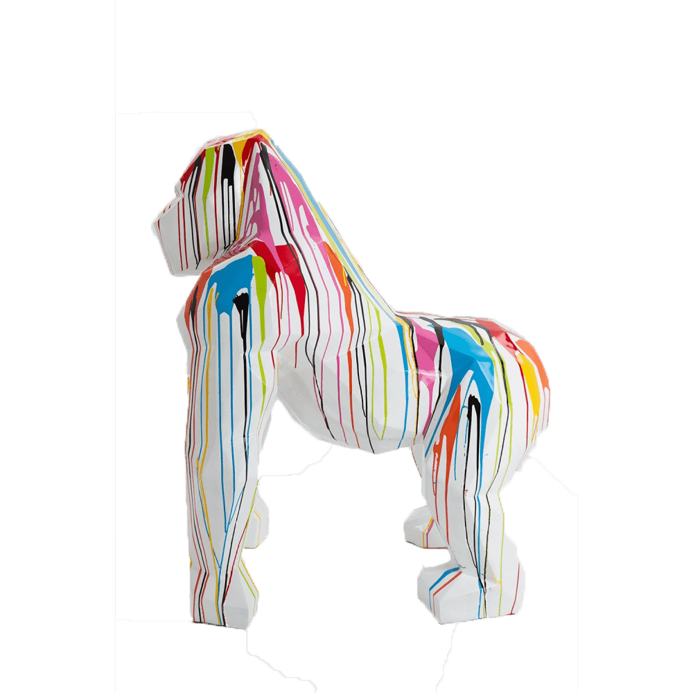 kamina 140cm statuegorilleorigamigeanttaillexldesigntrashmulticolorecoloridelabaseauchoix 3 min | The Luxury Box
